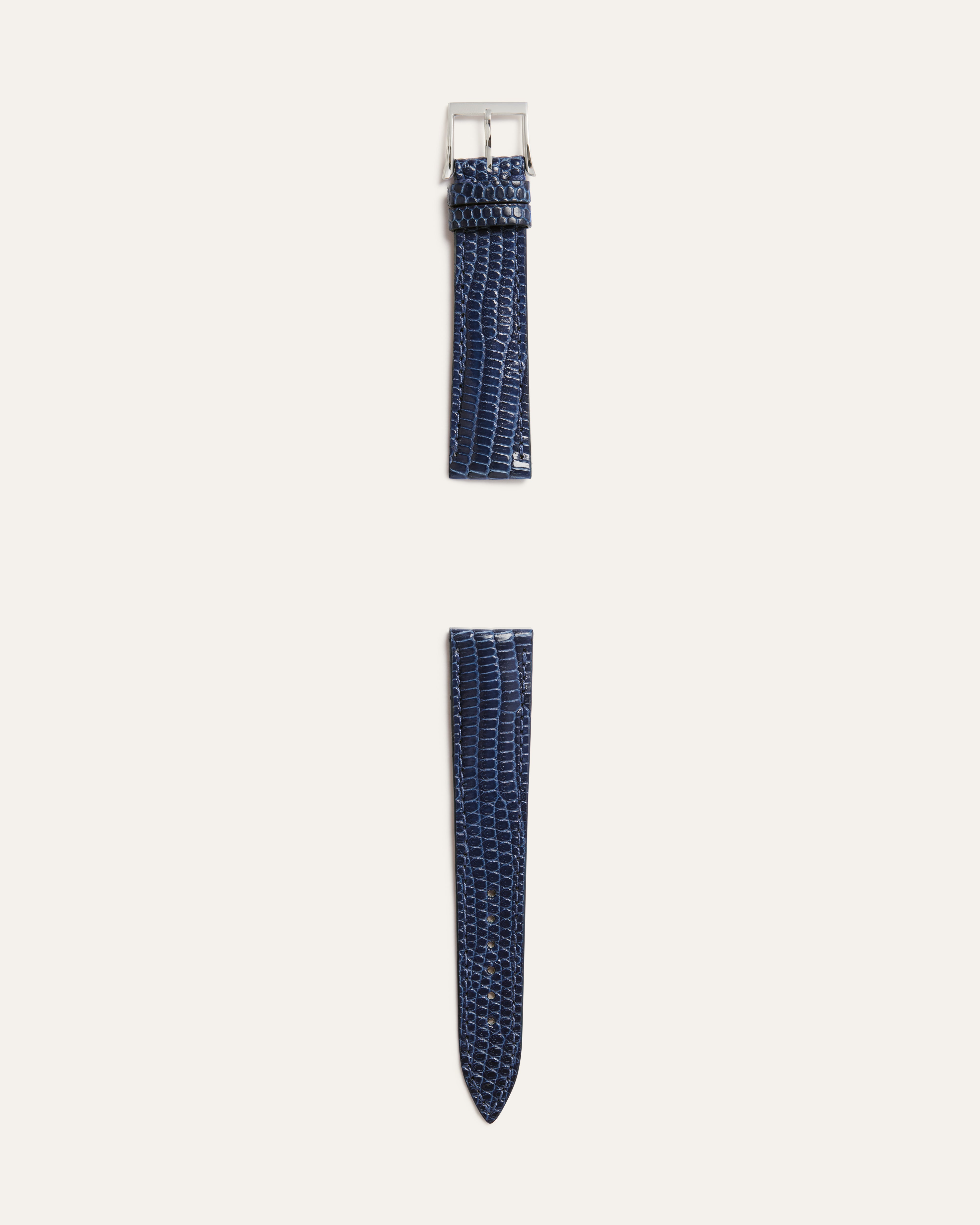Lizard Classic Watch Strap in Shiny Azure