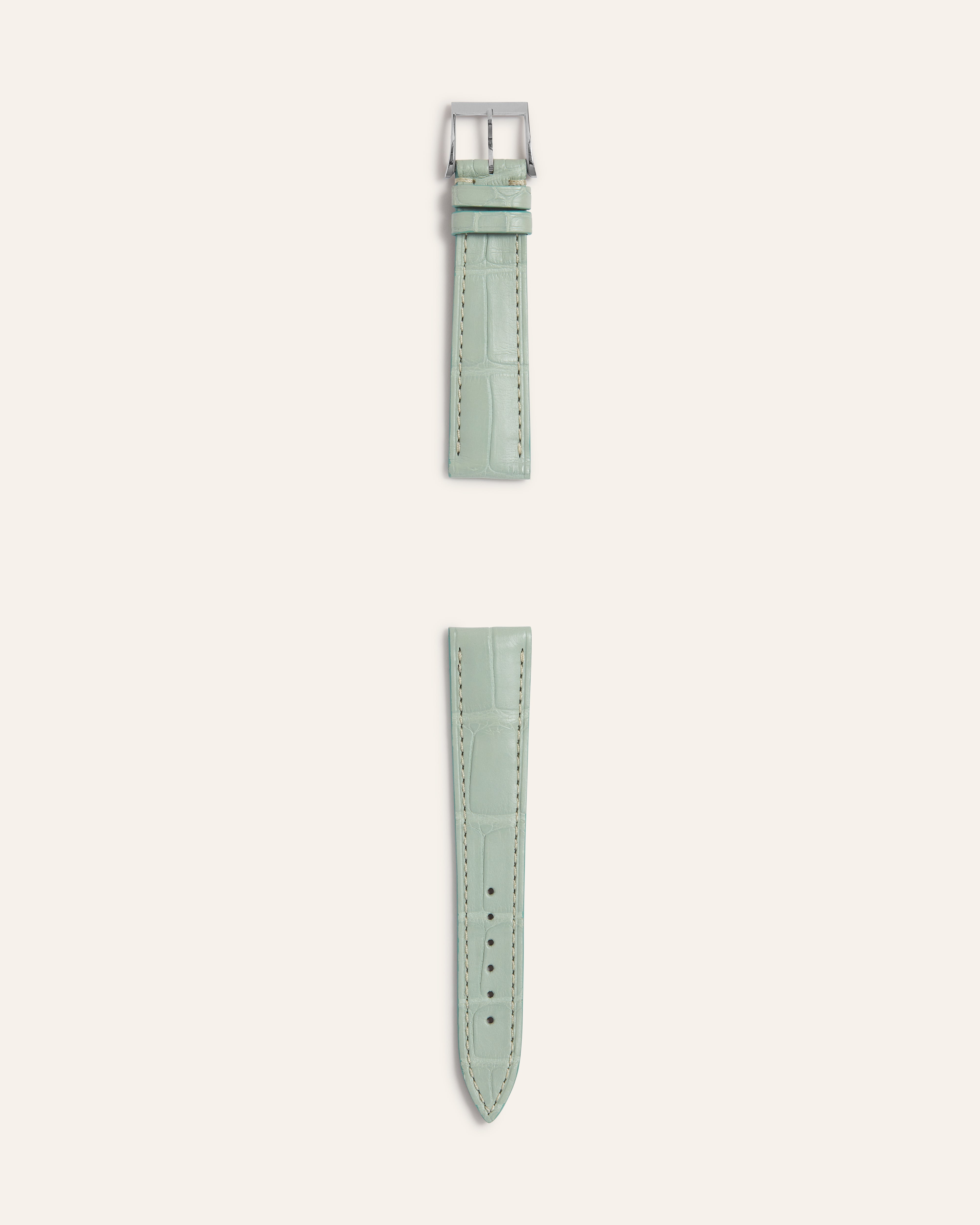 Alligator Classic Watch Strap in Matte Lakeside Square Scales
