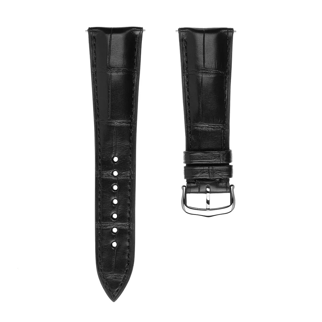 Cartier Tank Strap in Alligator Jet Black