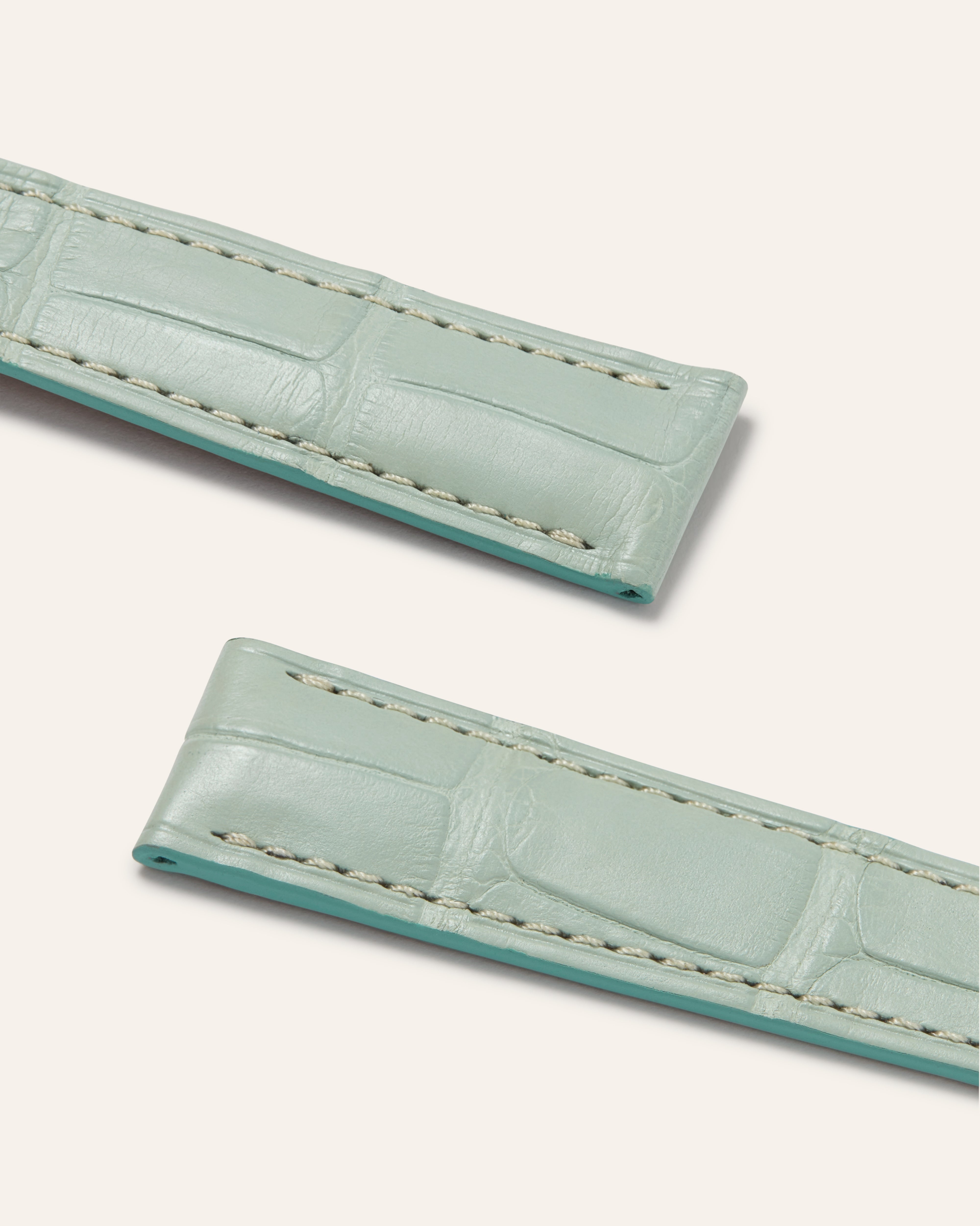 Alligator Classic Watch Strap in Matte Lakeside Square Scales