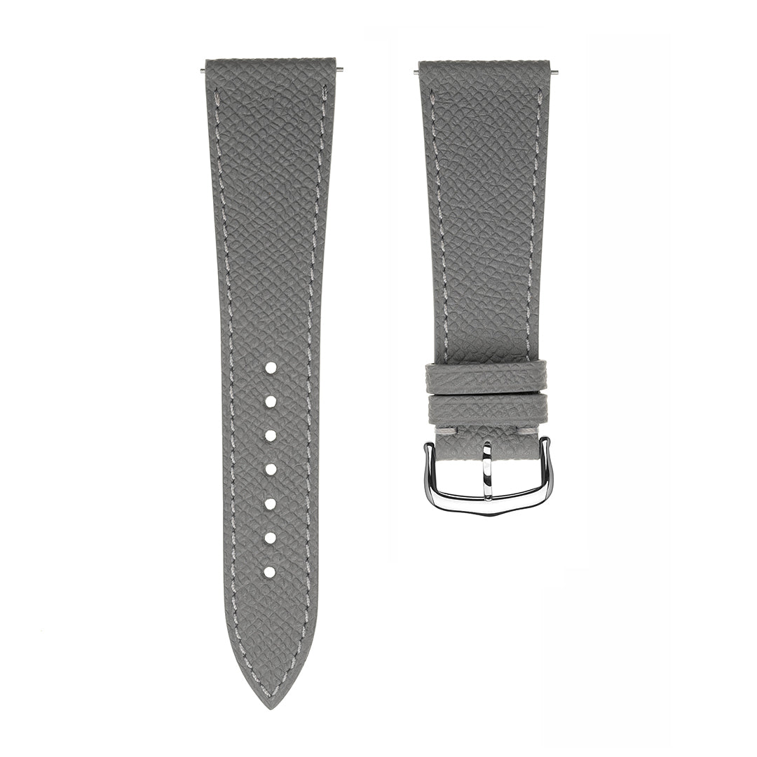 Smoke Grey Epsom Calf Watch Strap