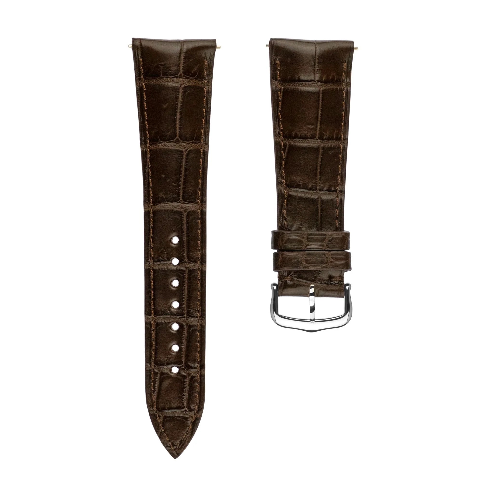 Cartier Tank Strap in Alligator Espresso