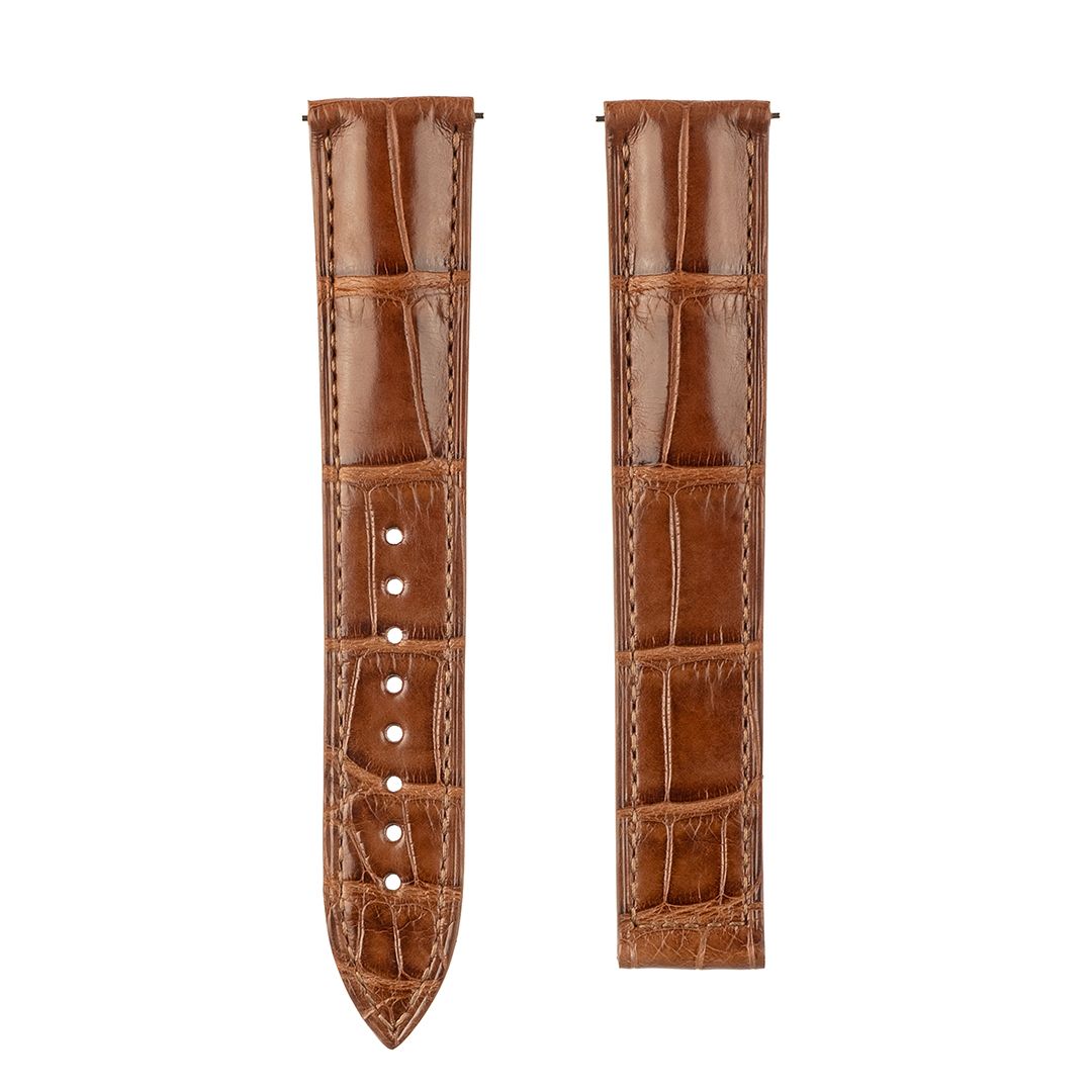 Chestnut Brown Alligator Deployant Strap