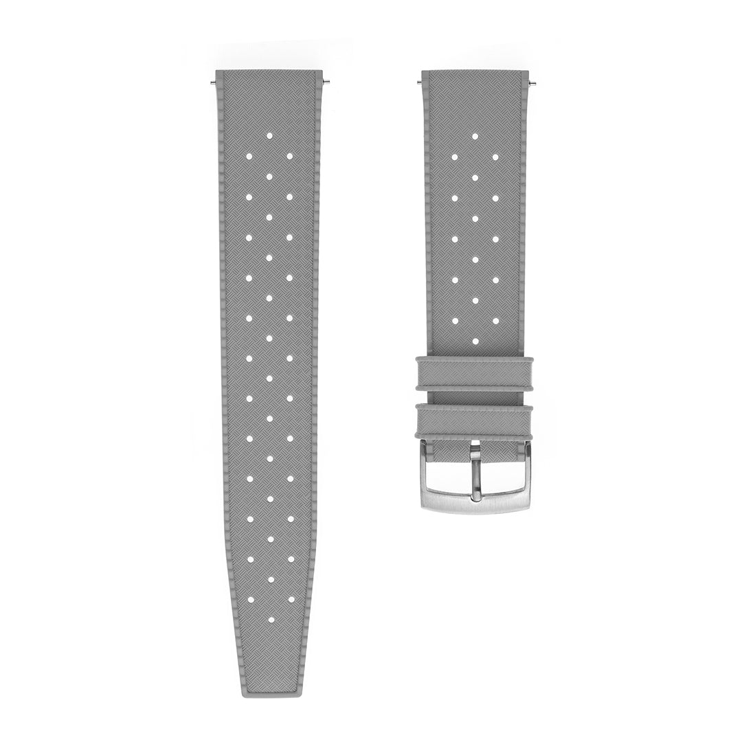 Tropical Rubber Watch Strap Grey