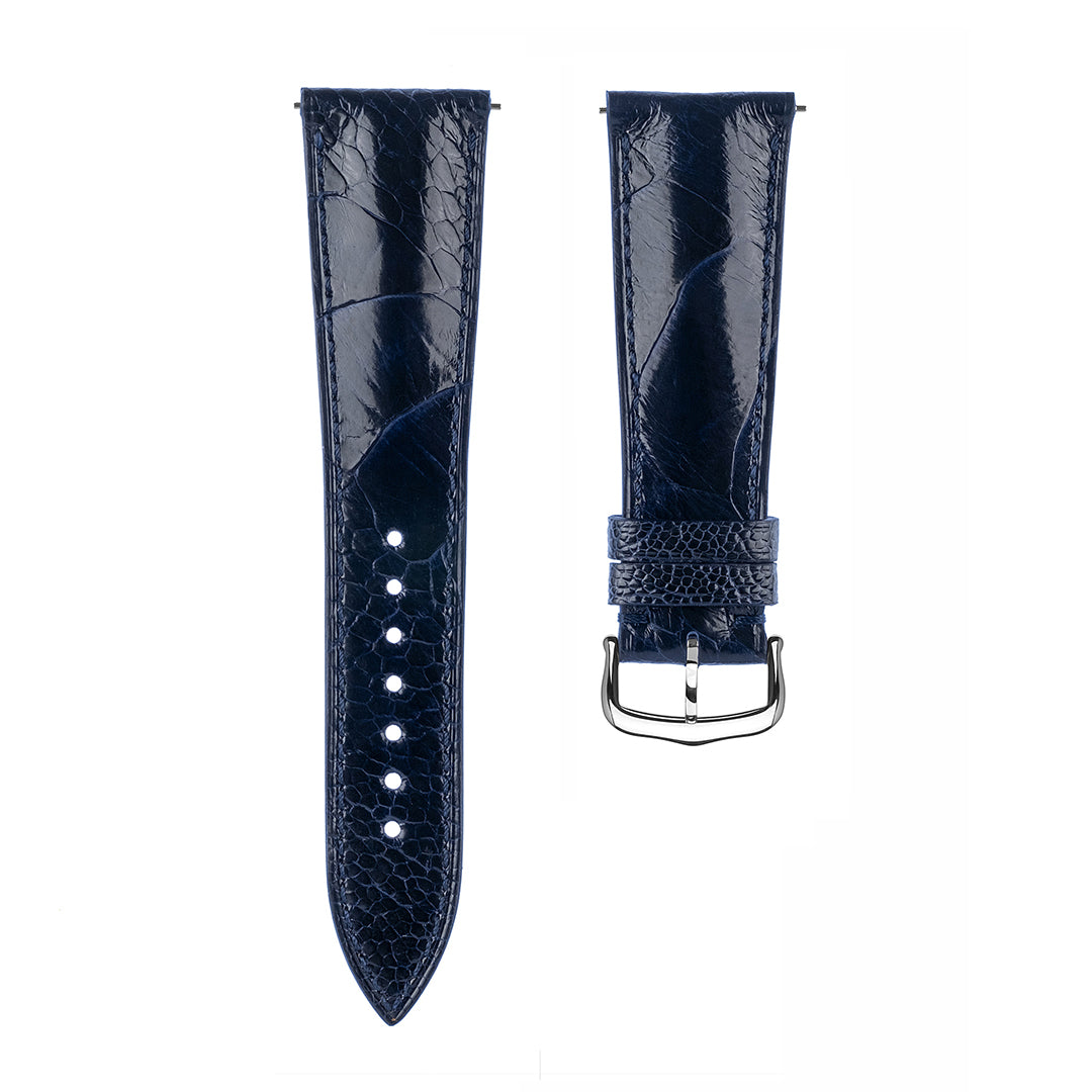 Cartier Tank Strap Ostrich Skin Midnight Blue