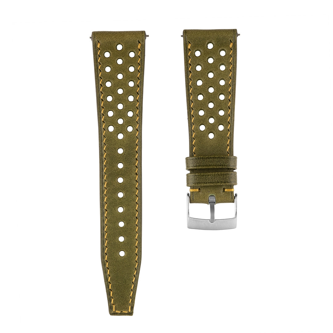 Rally Watch Strap Olive Green Buttero