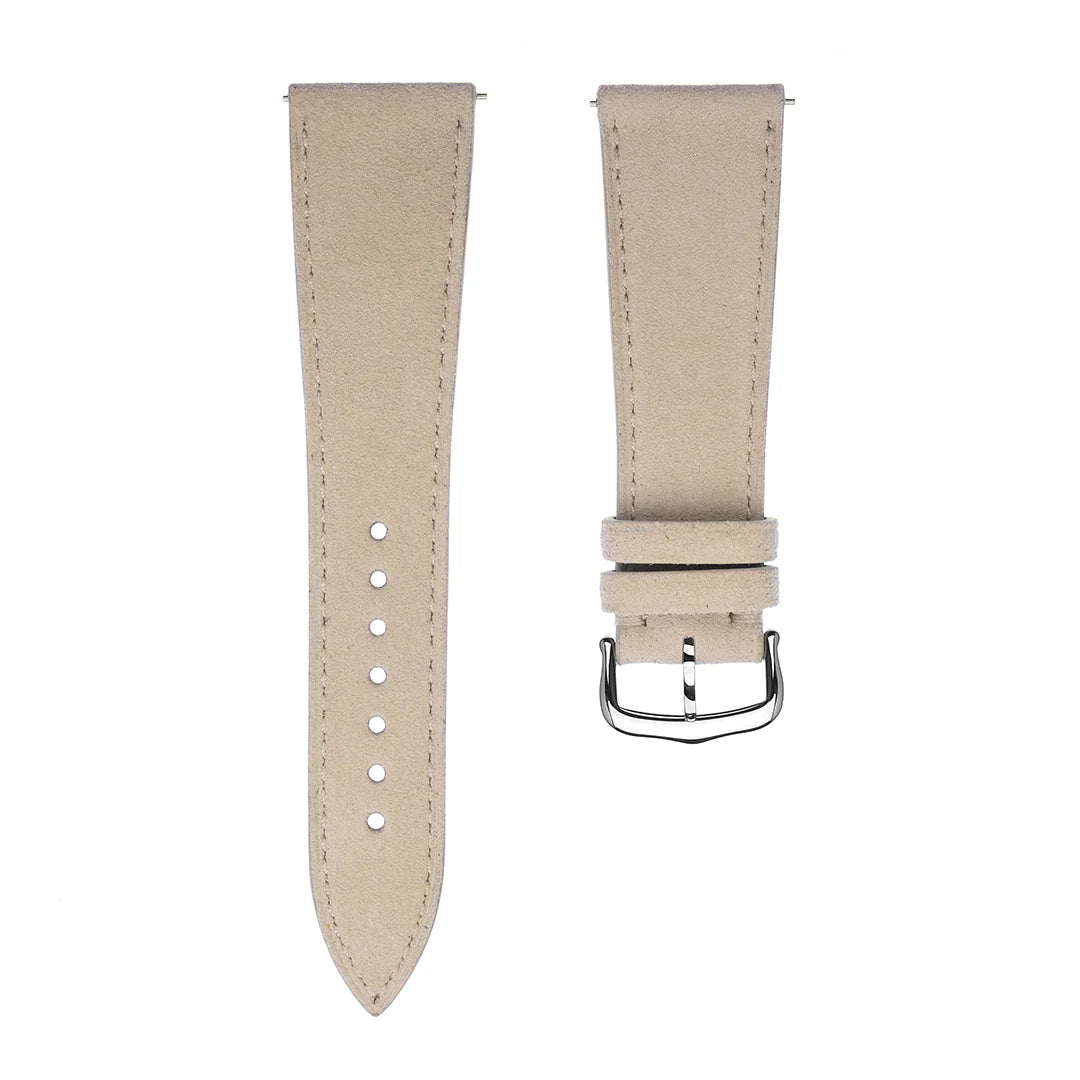 Cartier Tank Strap in Suede Cream