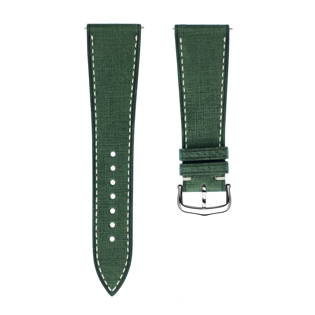 Cartier Tank Strap Babele Leather Moss Green