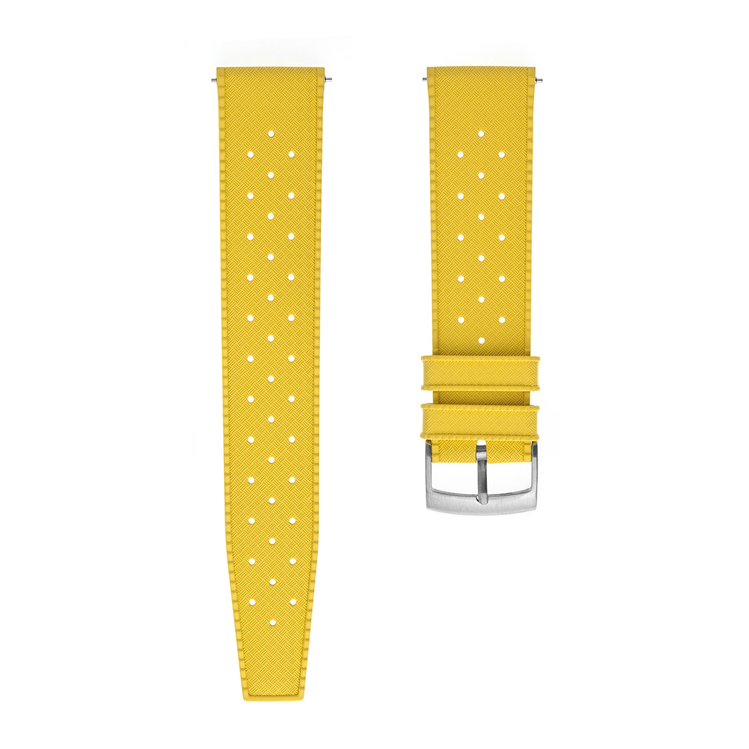 Tropical Rubber Watch Strap Yellow