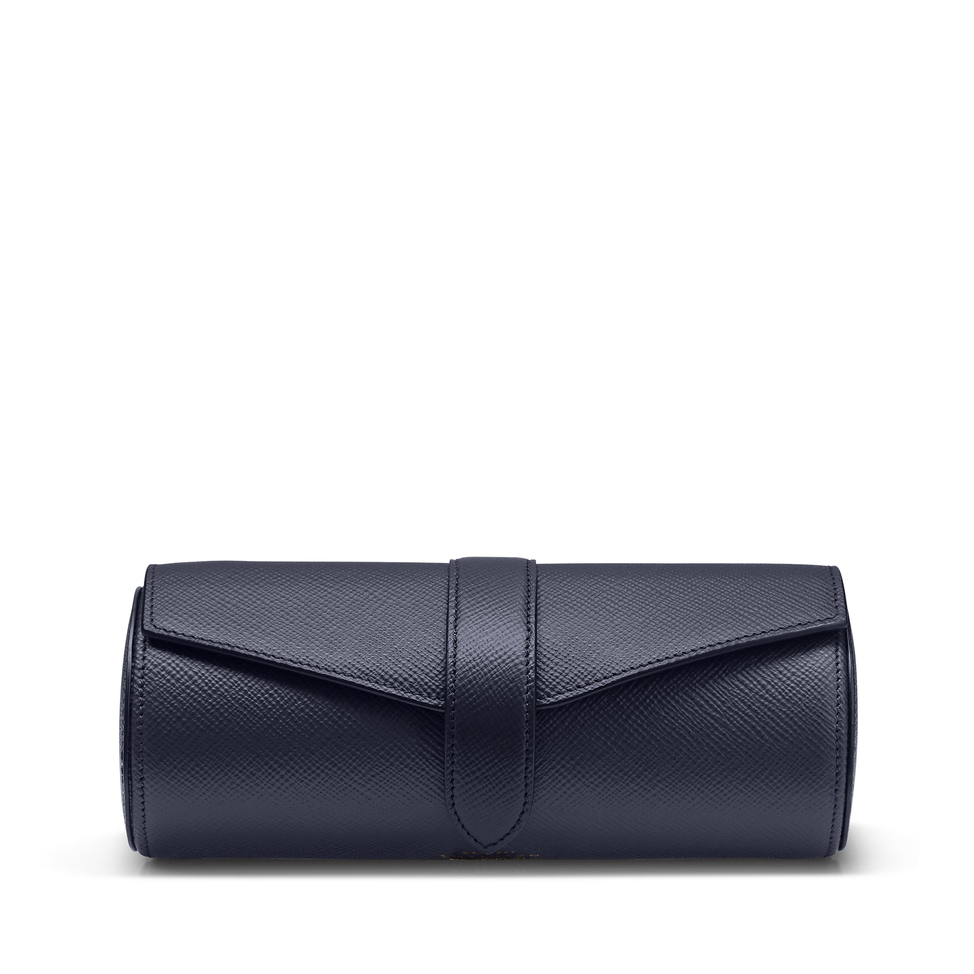 Midnight Blue Calf Leather Watch Roll