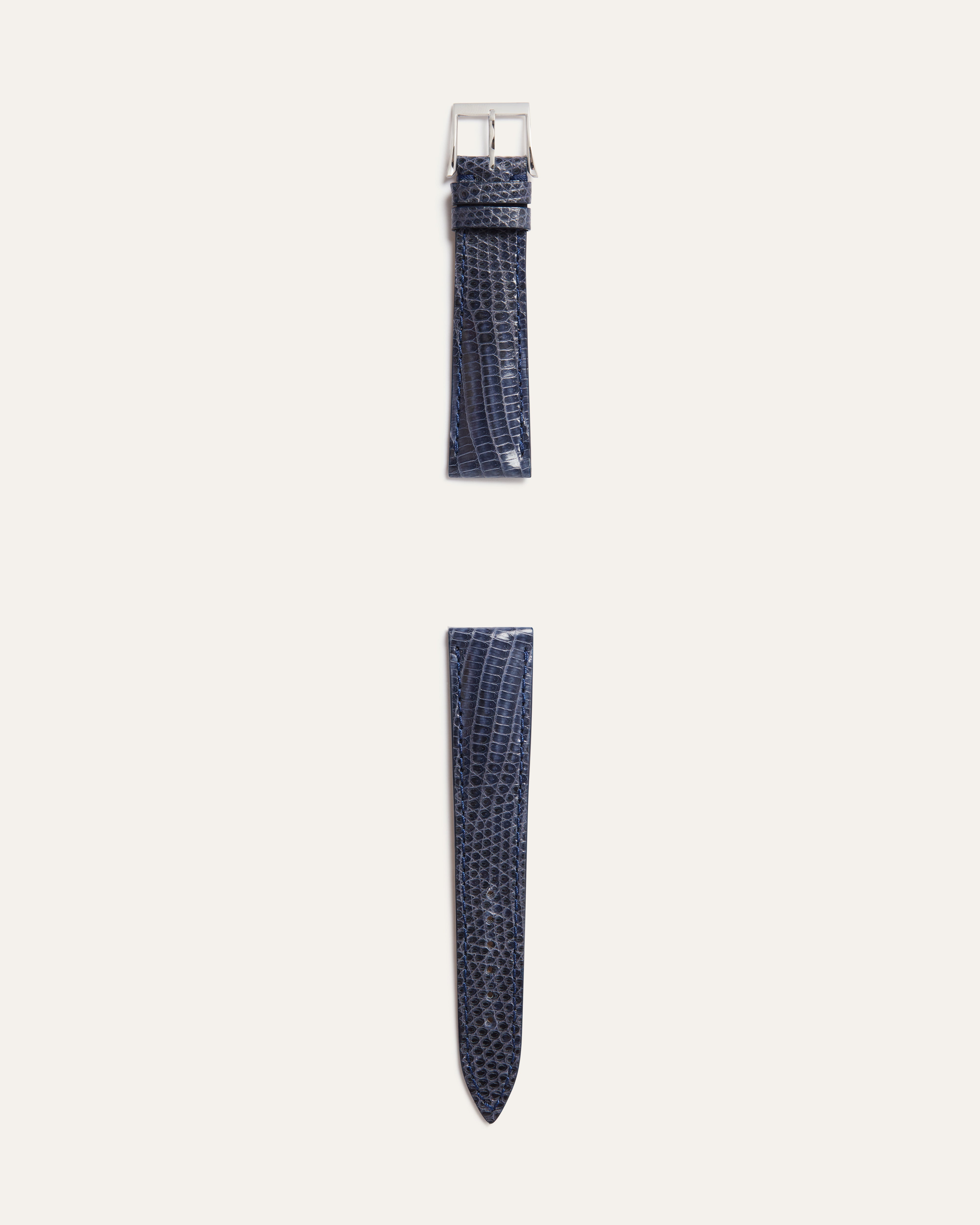 Lizard Classic Watch Strap in Shiny Marine Blue