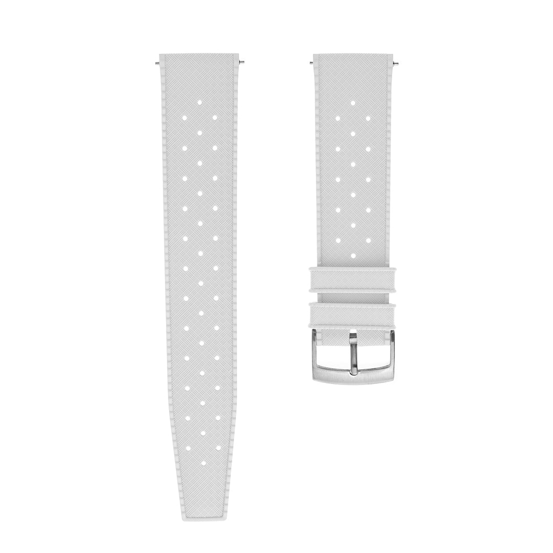 Tropical Rubber Watch Strap White