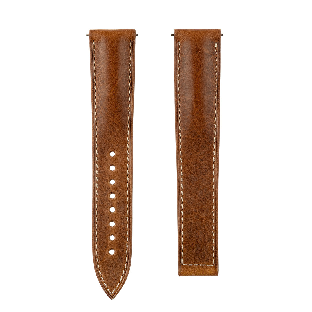 Omega Speedmaster Strap Badalassi Wax Leather Brown