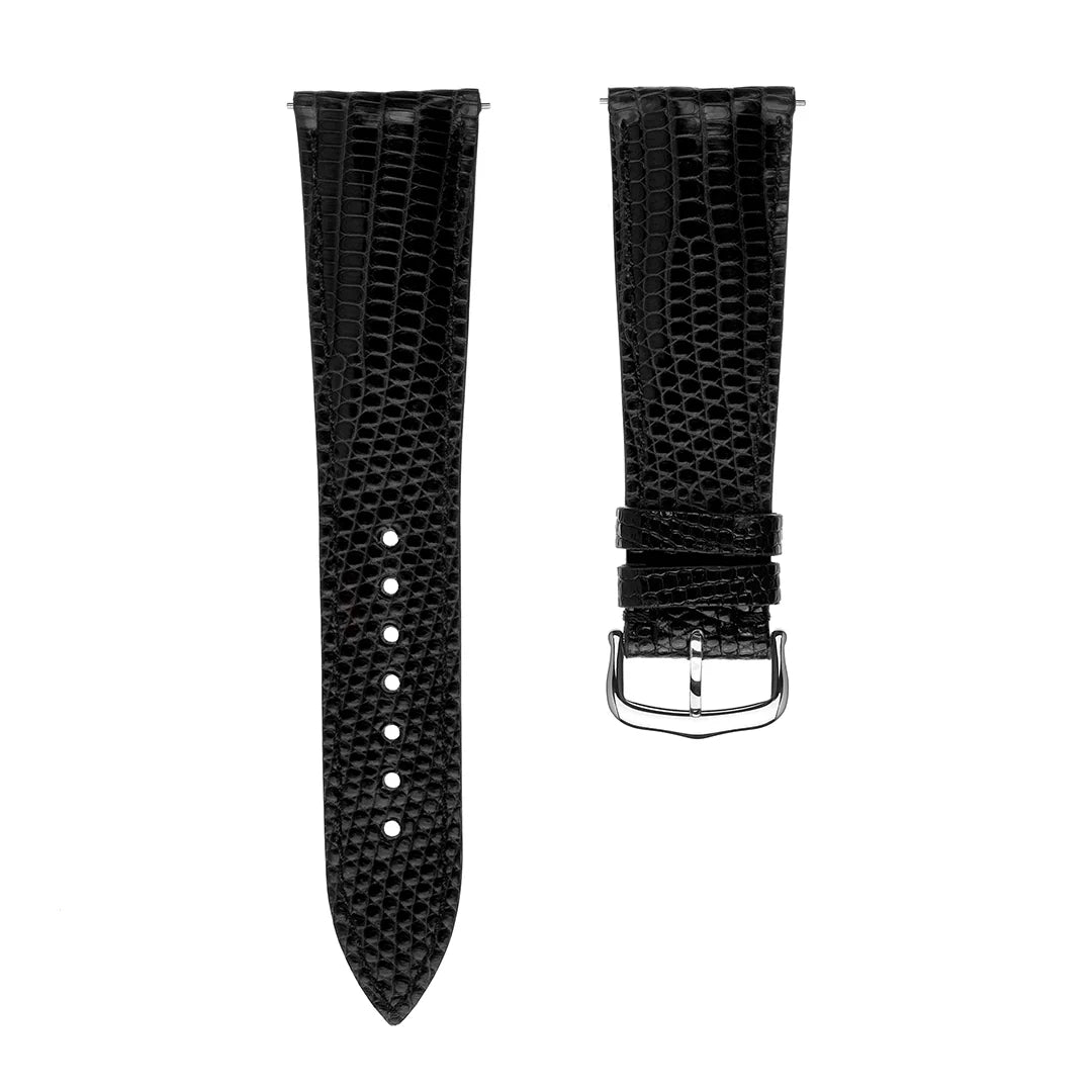 Cartier Tank Strap in Lizard Skin Jet Black