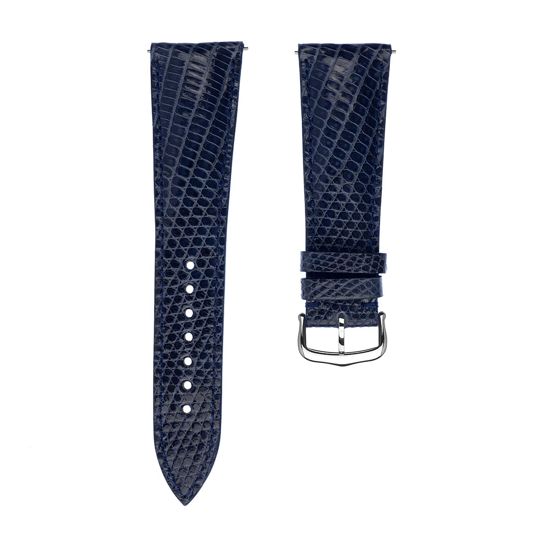 Cartier Tank Strap in Lizard Skin Midnight Blue