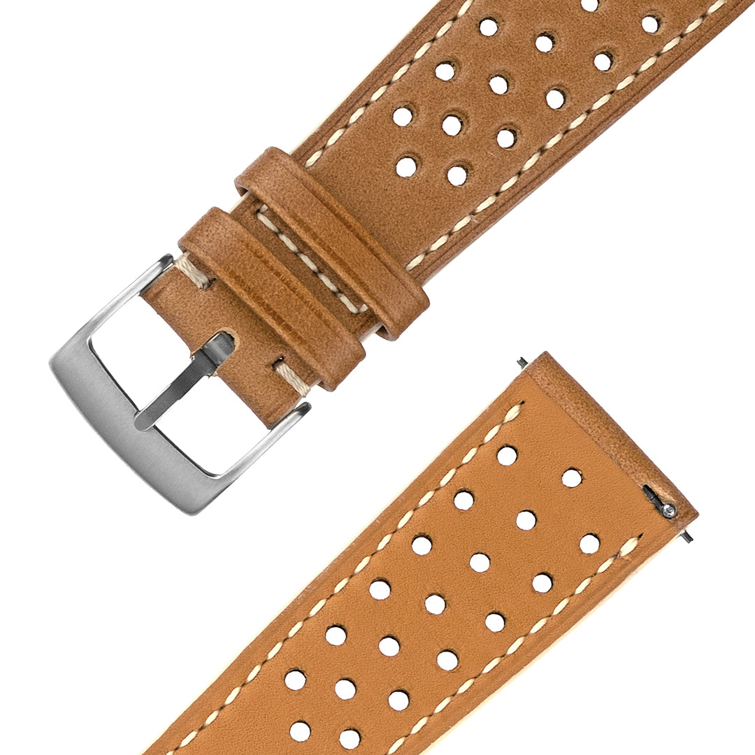 Rally Watch Strap Tan Brown Buttero