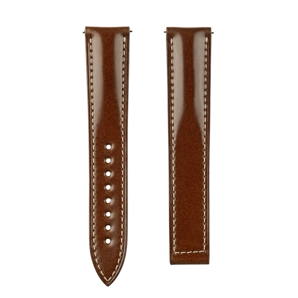 Calf & Goat Omega-Style Deployant Watch Straps