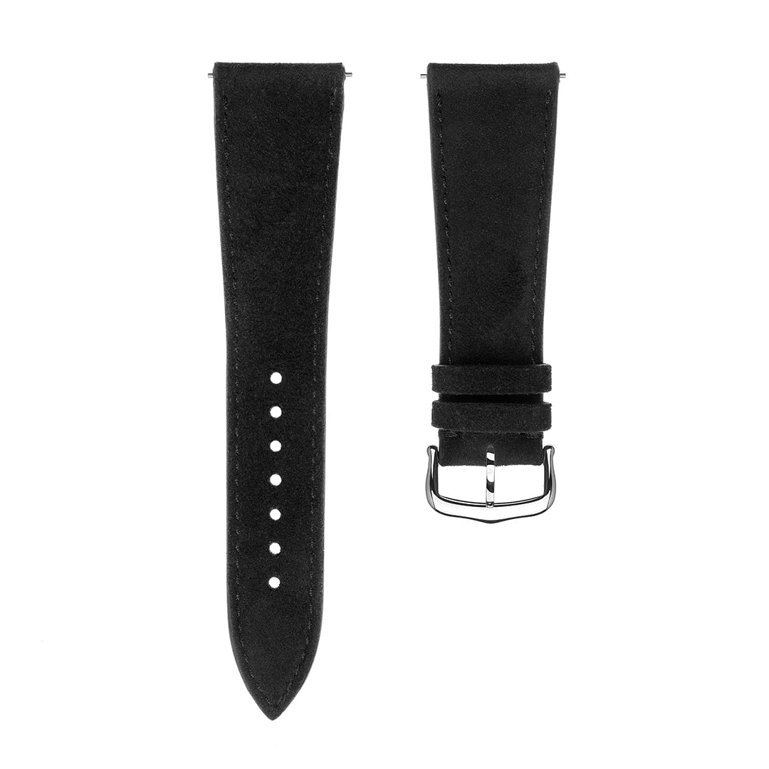 Cartier Tank Strap in Suede Jet Black